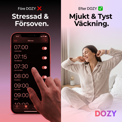 Dozy Vibrations Alarm - Väcker dig, inte din partner